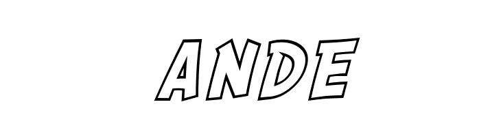 SF Comic Script Outline  Free Fonts Download