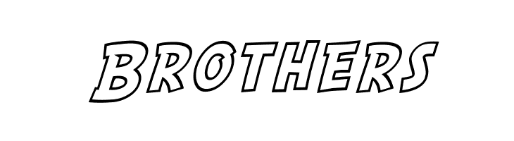 SF Comic Script Outline  Free Fonts Download