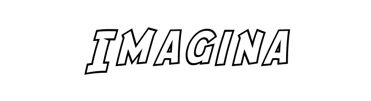 SF Comic Script Outline  Free Fonts Download