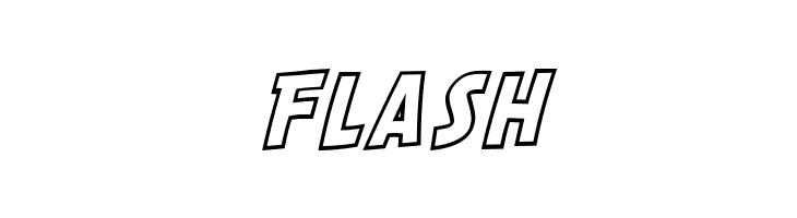 SF Comic Script Outline  Free Fonts Download