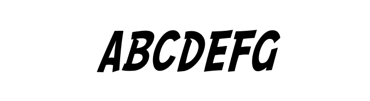 SF Comic Script Condensed  Free Fonts Download