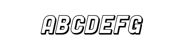 SF Speedwaystar Shaded Oblique  Free Fonts Download