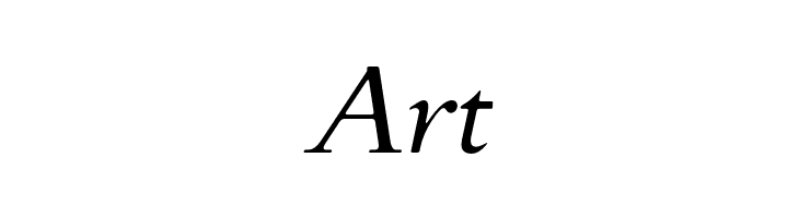 Art FlankerGriffo-Italic Font