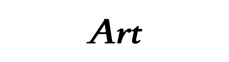 Art FlankerGriffo-BoldItalic Font