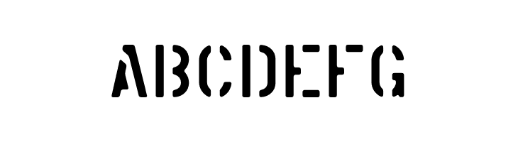 AmericanStencil  Free Fonts Download