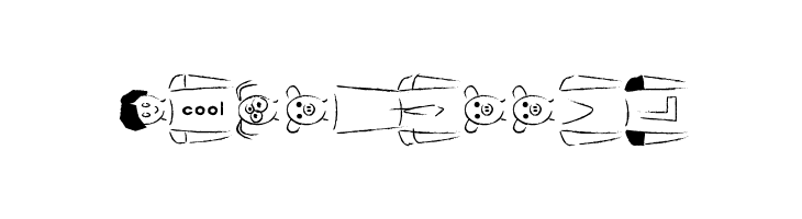 Create a Cartoon! [Male basic]  Free Fonts Download
