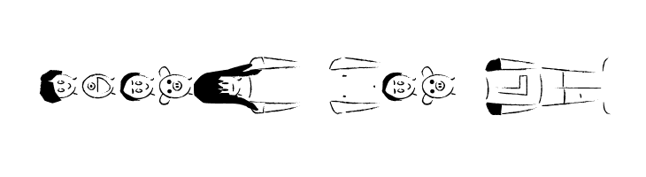 Create a Cartoon! [Male basic]  Free Fonts Download