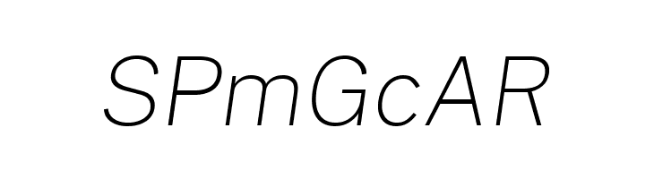 Cheyenne Sans Thin Italic  Free Fonts Download