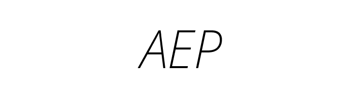 Avrile Sans ExtraLight Italic  Free Fonts Download