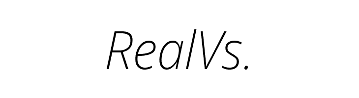 Avrile Sans ExtraLight Italic  Free Fonts Download