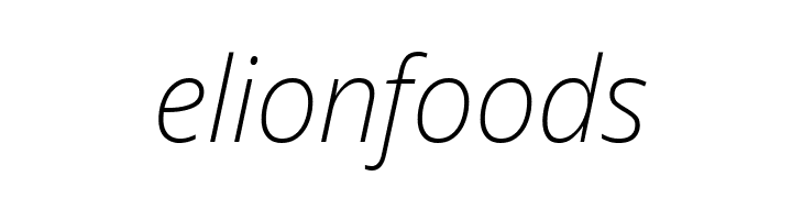 Avrile Sans ExtraLight Italic  Free Fonts Download