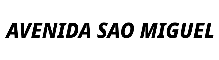 Avrile Sans ExtraBold Italic  Free Fonts Download