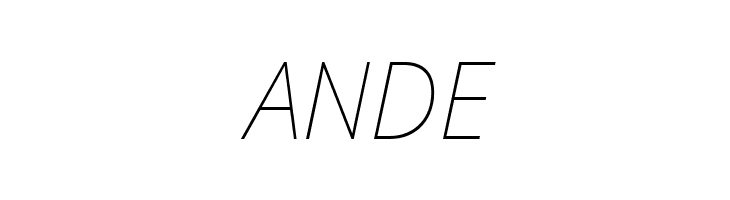 Avrile Sans Thin Italic  Free Fonts Download