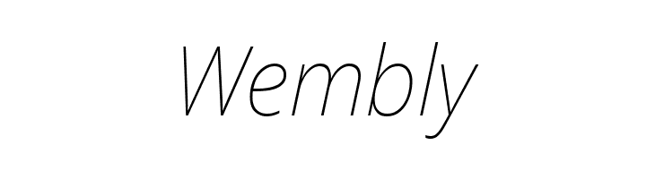 Avrile Sans Thin Italic  Free Fonts Download