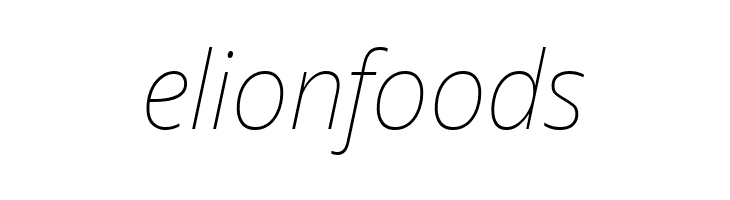 Avrile Sans Thin Italic  Free Fonts Download