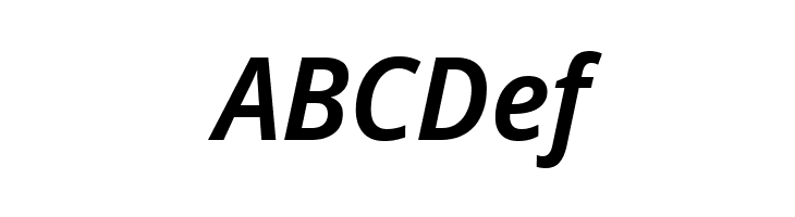 Avrile Sans SemiBold Italic  Free Fonts Download