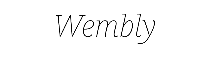 Avrile Serif Thin Italic  Free Fonts Download