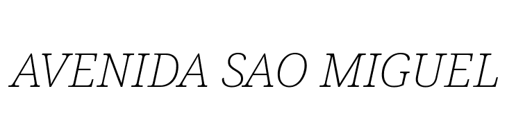 Avrile Serif ExtraLight Italic  Free Fonts Download