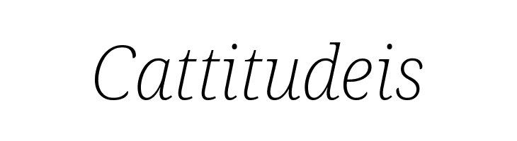 Avrile Serif ExtraLight Italic  Free Fonts Download