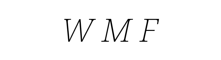 Avrile Serif ExtraLight Italic  Free Fonts Download