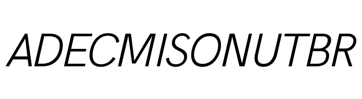 Acari Sans Light Italic  Free Fonts Download