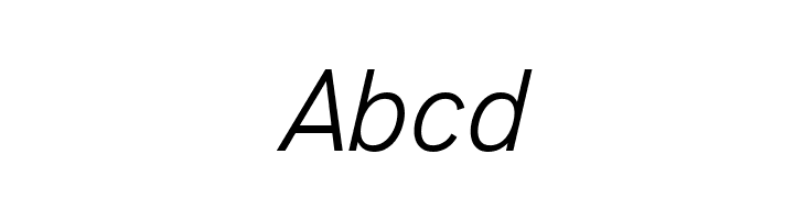 Acari Sans Light Italic  Free Fonts Download
