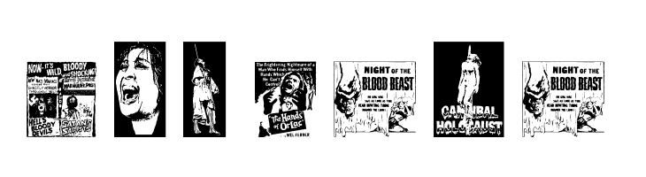 B Movie Dings  Free Fonts Download