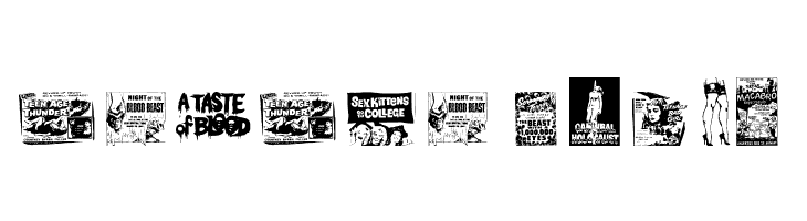 B Movie Dings  Free Fonts Download