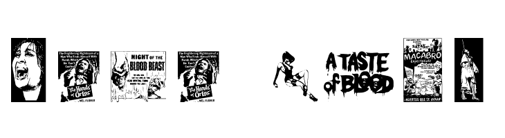 B Movie Dings  Free Fonts Download