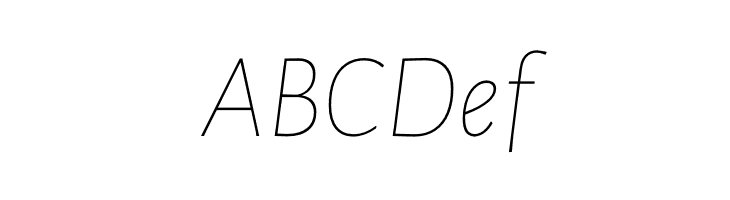 Luna Extra Light Italic  Free Fonts Download