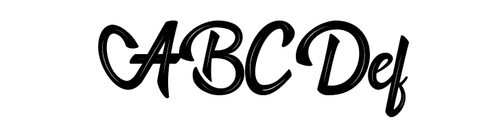 ABCDef hadfield strip Font