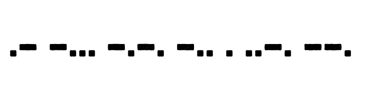 Bootcamp Morsecode  Free Fonts Download