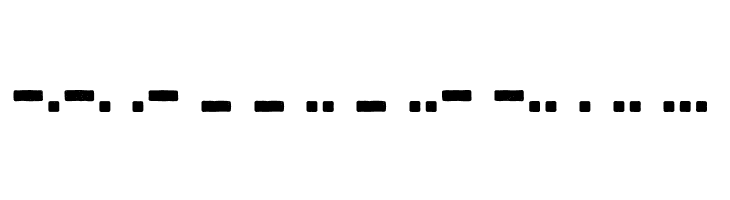 Bootcamp Morsecode  Free Fonts Download