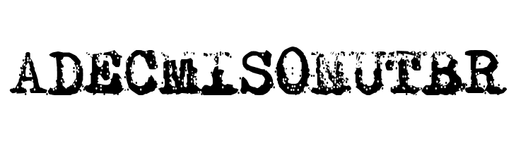 Typewriter - Remington RIVIERA  Free Fonts Download