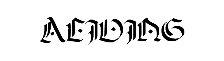 A Dark Wedding  Free Fonts Download