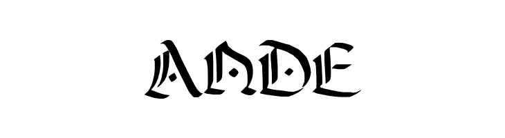 A Dark Wedding  Free Fonts Download