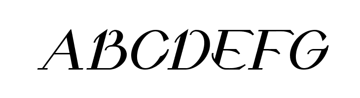 Valkyrie Bold Extended Italic  Free Fonts Download