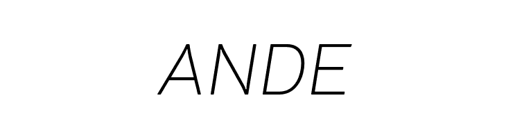 Neris Thin Italic  Free Fonts Download