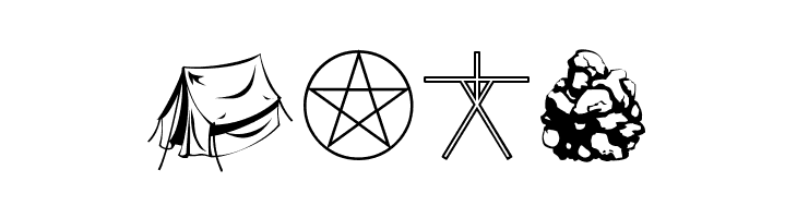 WitchDings  Free Fonts Download