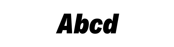 Decalotype Black Italic  Free Fonts Download