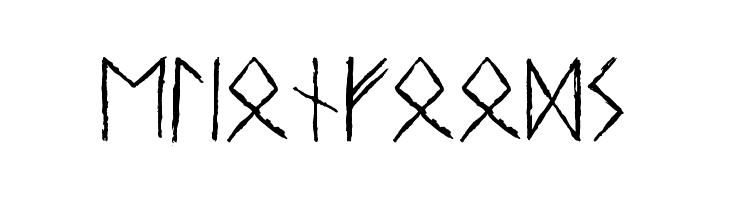 Urnordiska Runor  Free Fonts Download