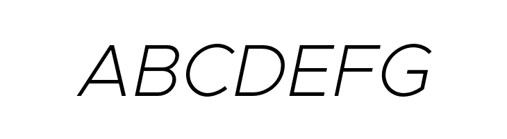 Metropolis Extra Light Italic  Free Fonts Download