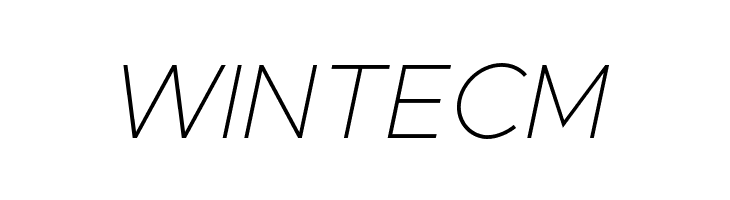 Metropolis Thin Italic  Free Fonts Download