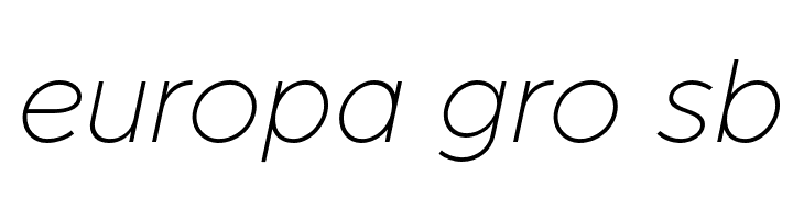 Metropolis Thin Italic  Free Fonts Download