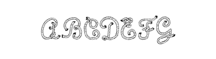 Calligraphy Rope  Free Fonts Download