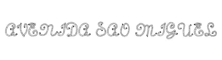 Calligraphy Rope  Free Fonts Download