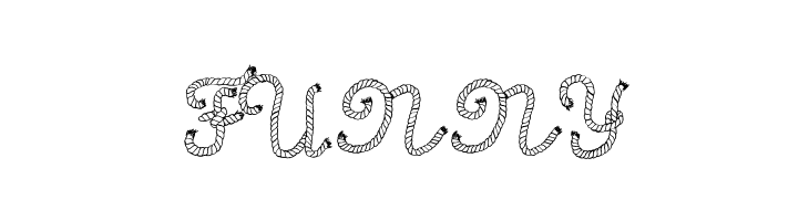 Calligraphy Rope  Free Fonts Download