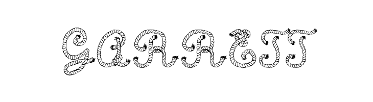 Calligraphy Rope  Free Fonts Download