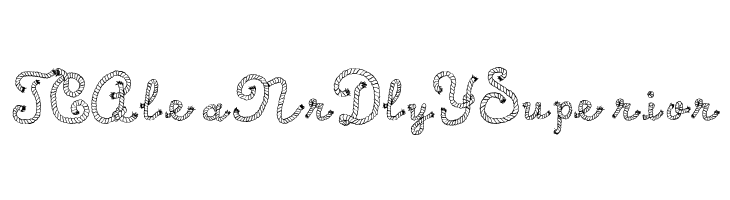 Calligraphy Rope  Free Fonts Download