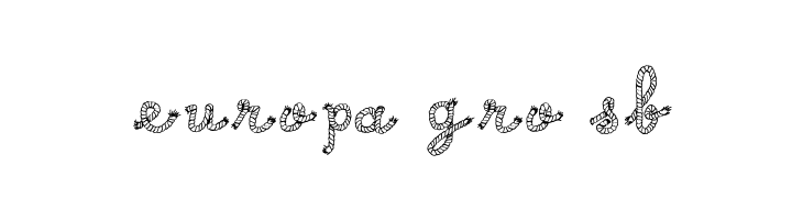 Calligraphy Rope  Free Fonts Download
